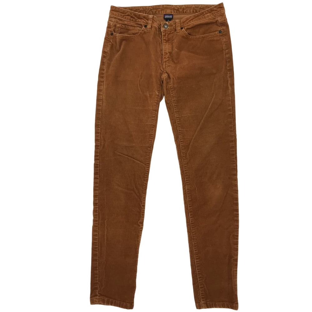 Patagonia Straight Leg Corduroy Pants Womens 28 Tan Organic Cotton